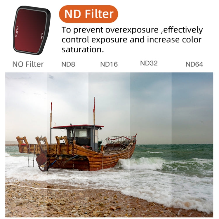 For DJI Air 3 RCSTQ Multi-Layer Coating Waterproof  Filter, Spec: NDL-PL16 - Mavic Lens Filter by RCSTQ | Online Shopping UK | buy2fix