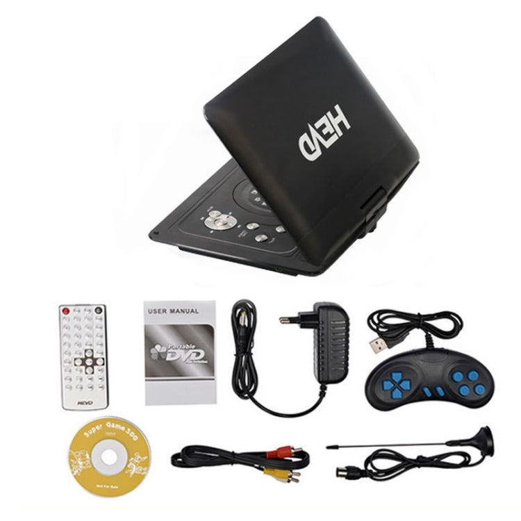 14.1-Inch Screen Portable DVD Player Support USB/SD/AV Input With Gamepad(UK Plug) - DVD & LCD Player by buy2fix | Online Shopping UK | buy2fix