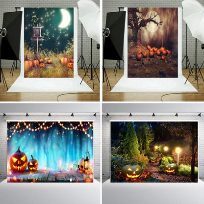 1.25x0.8m Holiday Party Photography Background Halloween Decoration Hanging Cloth, Style: WS-204 - Cartoon by buy2fix | Online Shopping UK | buy2fix