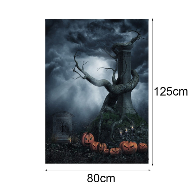 1.25x0.8m Holiday Party Photography Background Halloween Decoration Hanging Cloth, Style: WS-173 - Cartoon by buy2fix | Online Shopping UK | buy2fix