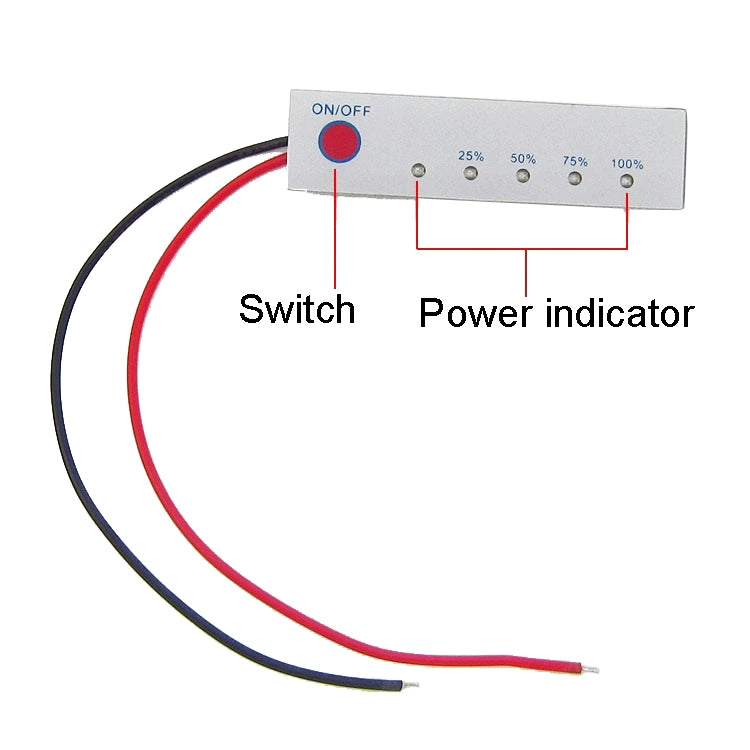 Lithium Battery Power Display Board Iron Phosphate Indicator Board, Specification: 2S 8.4V Lithium Battery - Other Accessories by buy2fix | Online Shopping UK | buy2fix