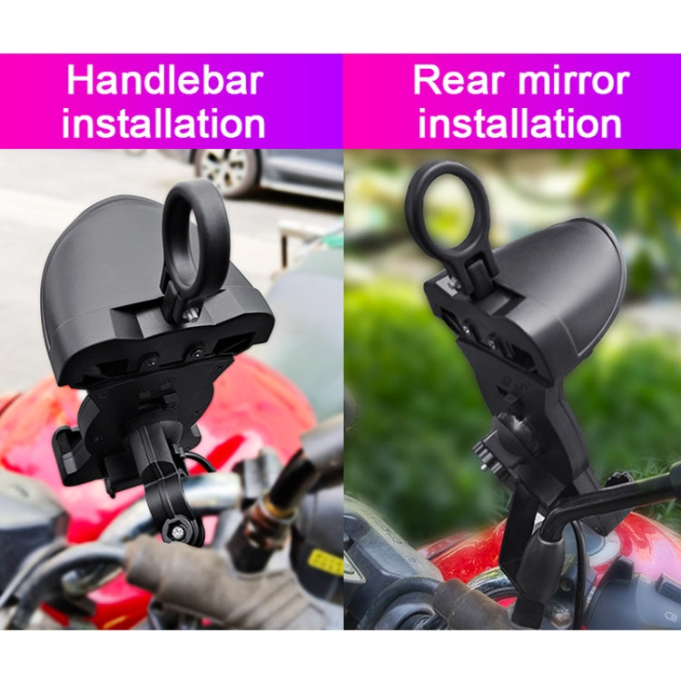 Motorcycle Sunshade Rainproof Mobile Phone Holder, Shape: Mirror Holder  No Charge - Holder by buy2fix | Online Shopping UK | buy2fix