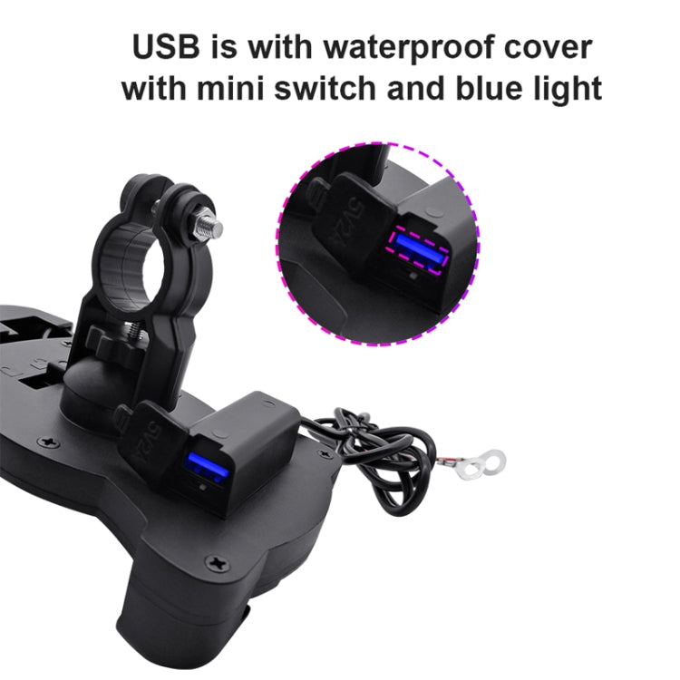 Motorcycle Sunshade Rainproof Mobile Phone Holder, Shape: Handlebar Holder No Charge - Holder by buy2fix | Online Shopping UK | buy2fix