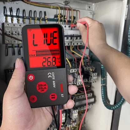 BSIDE ADMS7 Smart Thin Digital Multimeter Counts DC AC Voltmeter, Model: Charging Model With Tool Package - Digital Multimeter by BSIDE | Online Shopping UK | buy2fix