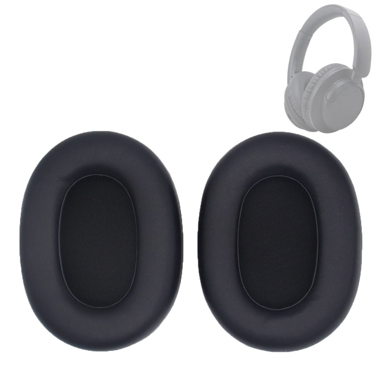 2pcs For Jabra Elite 85h Headphone Leather Case Sponge Earmuffs Earpad Protective Cover - Earmuff & Pad by buy2fix | Online Shopping UK | buy2fix