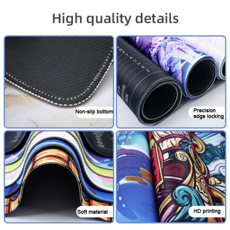 Large Abstract Mouse Pad Gamer Office Computer Desk Mat, Size: 300 x 700 x 2mm(Abstract Fluid 23) - Mouse Pads by buy2fix | Online Shopping UK | buy2fix