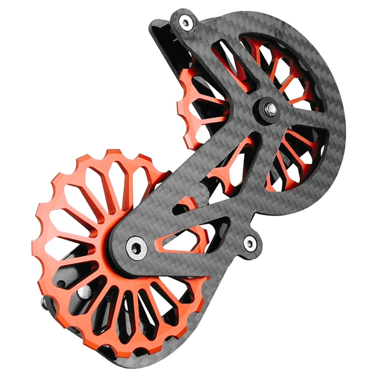 Carbon Fiber Guide Wheel For Road Bike Bicycle Bearing Rear Derailleur Guide Wheel Parts, Model Number: SD5 Red - Guide wheels by BIKERSAY | Online Shopping UK | buy2fix