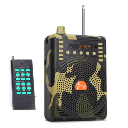 48W Wireless Bluetooth Voice Amplifier with Remote Control Supports USB/TF Card Playback US Plug(Camouflage) - Midrange Speaker & Frequency Divider by buy2fix | Online Shopping UK | buy2fix