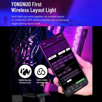 YONGNUO YN360IV 480 LEDs RGB APP Controlled Photography Fill Light, Spec: Standard+Adapter+NP-F750 -  by YONGNUO | Online Shopping UK | buy2fix