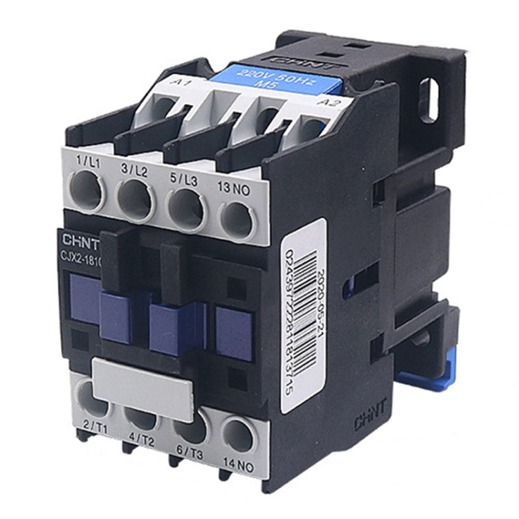 CHNT CJX2-1810 18A 220V Silver Alloy Contacts Multi-Purpose Single-Phase AC Contactor - Relays by CHNT | Online Shopping UK | buy2fix