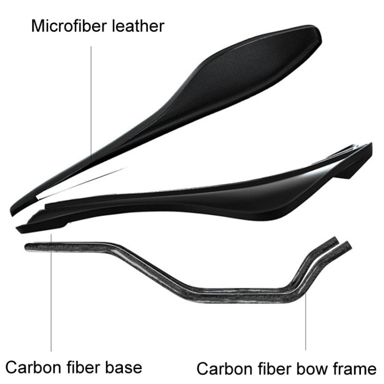 ENLEE E-ZD412 Bicycle Carbon Fiber Cushion Outdoor Riding Mountain Bike Saddle, Style: Explosion - Bicycle Saddle by ENLEE | Online Shopping UK | buy2fix