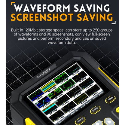 FNIRSI 2 In 1 Small Handheld Fluorescence Digital Dual-Channel Oscilloscope, US Plug(Blue) - Other Tester Tool by FNIRSI | Online Shopping UK | buy2fix