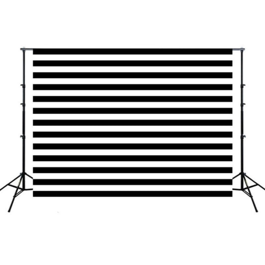 2.1m x 1.5m Black Striped Children Birthday Party Cartoon Photography Background Cloth - Camera Accessories by buy2fix | Online Shopping UK | buy2fix