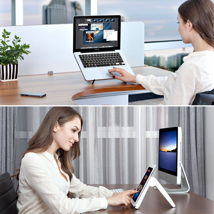 Tablet PC Laptop Desktop Bracket Cooling Triangle Bracket(Black) - Computer & Networking by buy2fix | Online Shopping UK | buy2fix
