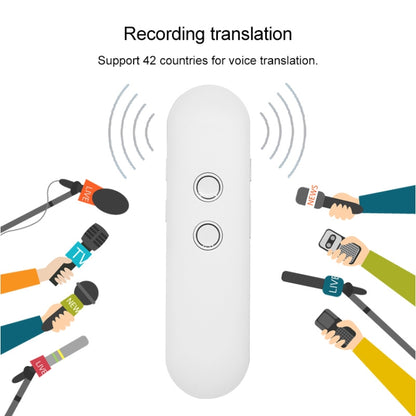 T4 Portable AI Smart Voice Translator Business Travel Real Time Translation Machine Support 42 Languages (Pink) - Consumer Electronics by buy2fix | Online Shopping UK | buy2fix