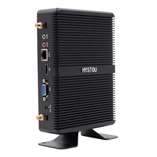 HYSTOU H2 Windows / Linux System Mini PC, Intel Core I3-7167U Dual Core Four Threads up to 2.80GHz, Support mSATA 3.0, 4GB RAM DDR4 + 256GB SSD (Black) - Computer & Networking by HYSTOU | Online Shopping UK | buy2fix