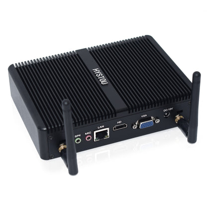 HYSTOU H2 Windows / Linux System Mini PC, Intel Core I3-7167U Dual Core Four Threads up to 2.80GHz, Support mSATA 3.0, 8GB RAM DDR4 + 256GB SSD (Black) - Computer & Networking by HYSTOU | Online Shopping UK | buy2fix