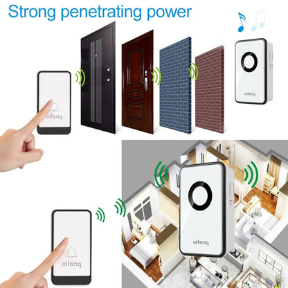 AITENG V018J Wireless Batteryless WIFI Doorbell, EU Plug - Wireless Doorbell by AITENG | Online Shopping UK | buy2fix