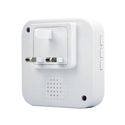 P6 110dB Wireless IP55 Waterproof Low Power Consumption WiFi Doing-dong Doorbell Receiver, Receiver Distance: 300m, UK Plug(White) - Security by buy2fix | Online Shopping UK | buy2fix