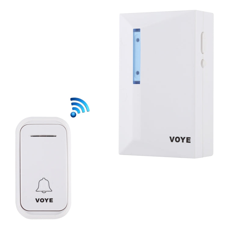 VOYE V015F Home Music Remote Control Wireless Doorbell with 38 Polyphony Sounds (White) - Security by VOYE | Online Shopping UK | buy2fix