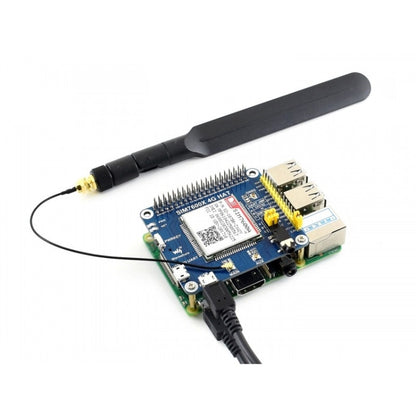 Waveshare 4G / 3G / GNSS HAT for Raspberry Pi, LTE CAT4, for North America - Modules Expansions Accessories by Waveshare | Online Shopping UK | buy2fix