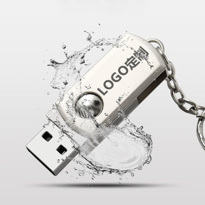 MicroDrive 4GB USB 2.0 Creative Personality Metal U Disk with Hook (Silver) - USB Flash Drives by MicroDrive | Online Shopping UK | buy2fix