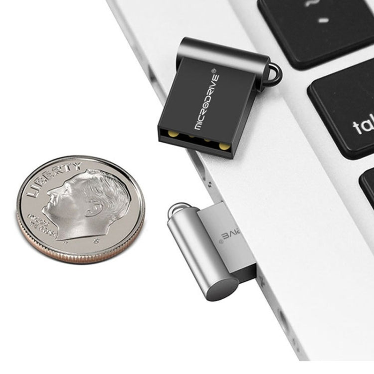 MicroDrive 16GB USB 2.0 Metal Mini USB Flash Drives U Disk (Gold) - USB Flash Drives by MicroDrive | Online Shopping UK | buy2fix