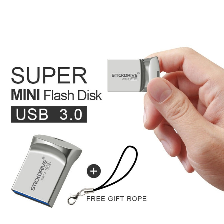 STICKDRIVE 128GB USB 3.0 High Speed Creative Metal U Disk - USB Flash Drives by STICKDRIVE | Online Shopping UK | buy2fix