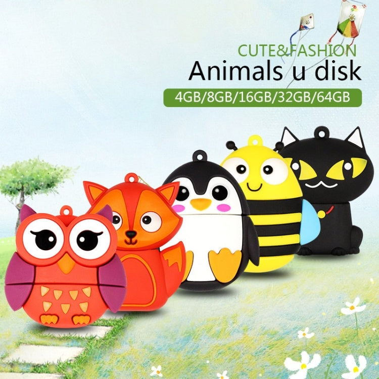 MicroDrive 128GB USB 2.0 Creative Cute Owl U Disk - Computer & Networking by MicroDrive | Online Shopping UK | buy2fix