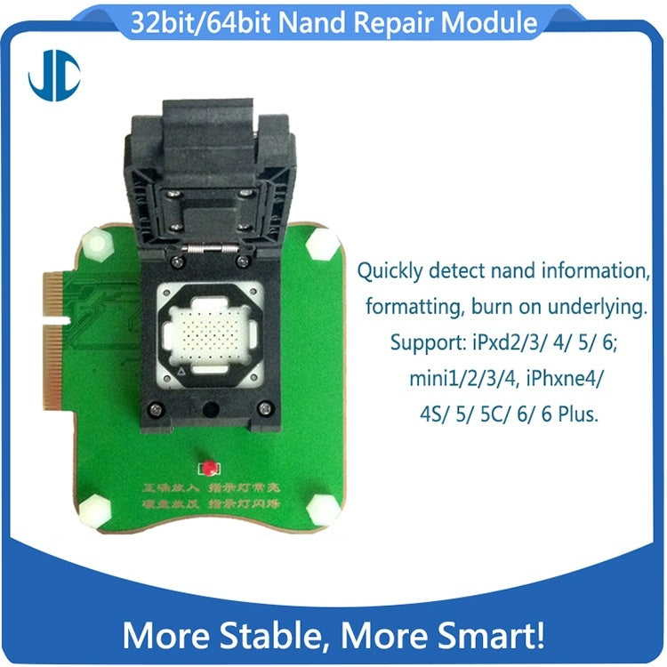 JC NRS-3264 32BIT/64BIT Nand Repair Socket for iPad - Repair Platform by JC | Online Shopping UK | buy2fix